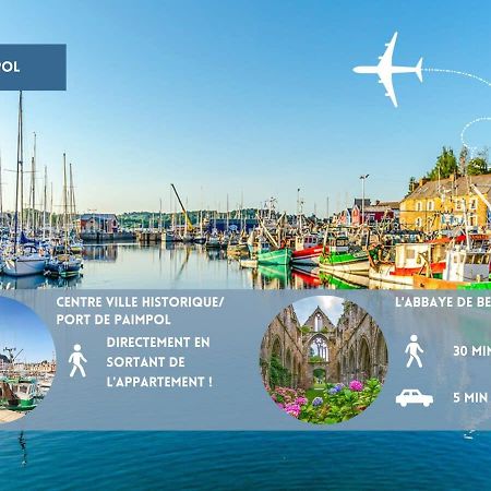 Magnifique T2 Coeur De Ville Port A Pieds Paimpol Buitenkant foto