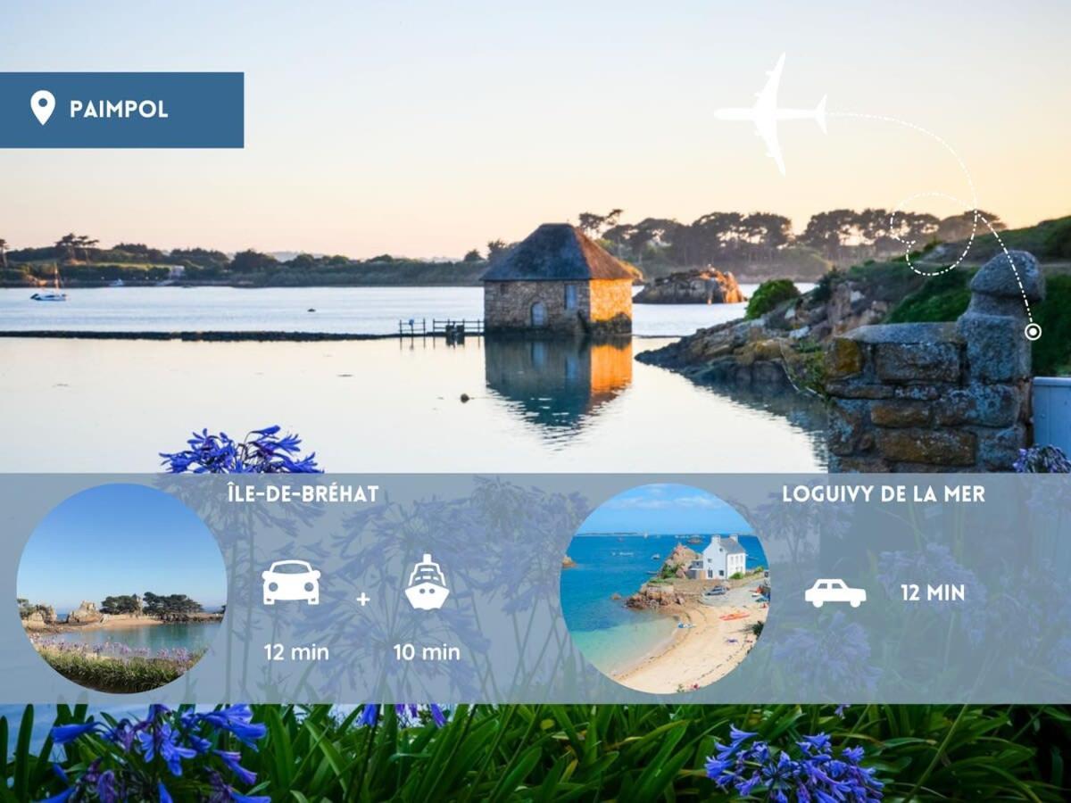 Magnifique T2 Coeur De Ville Port A Pieds Paimpol Buitenkant foto
